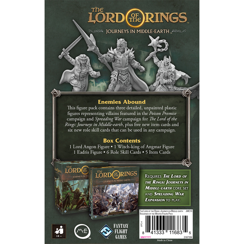 The Lord of the Rings : Journeys in Middle-earth - Scourges of the Wastes Figure Pack